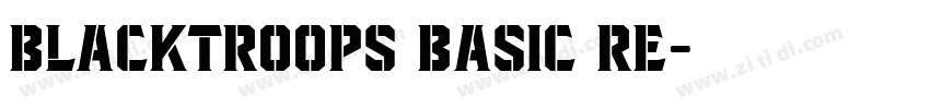 Blacktroops Basic Re字体转换